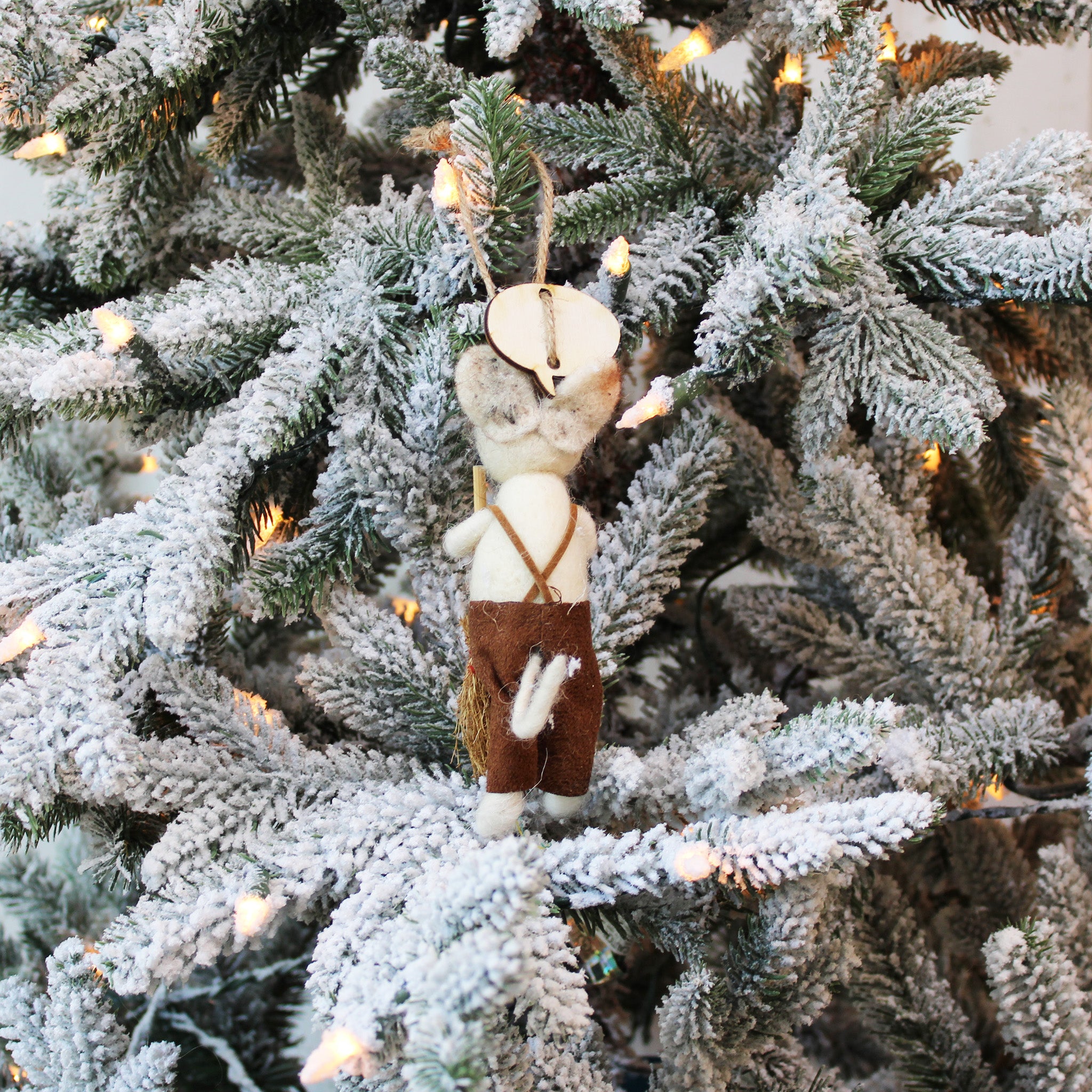 Get Off My Lawn Dog Ornament