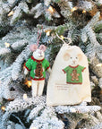 Gingerbread Man - Sweater Mice Ornament