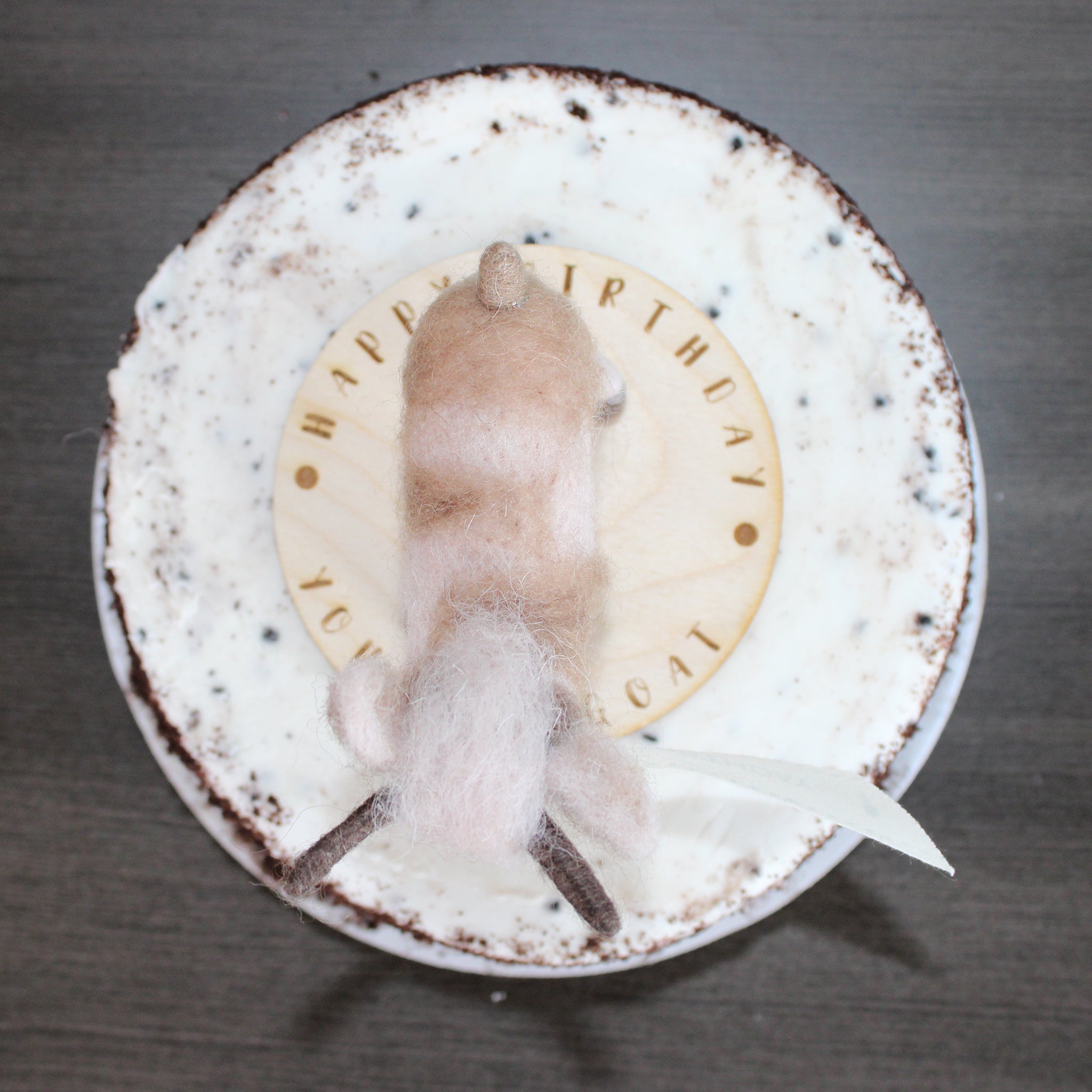 LIMITED QUANTITY Goat Happy Birthday Cake Topper