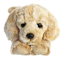 Plush Puppy Dog Toy With Personalized Tag