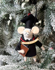 Graduation Mouse Ornament