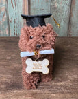 Graduation Doodle Dog Ornament