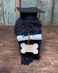 Graduation Doodle Dog Ornament