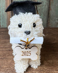 Graduation Doodle Dog Ornament