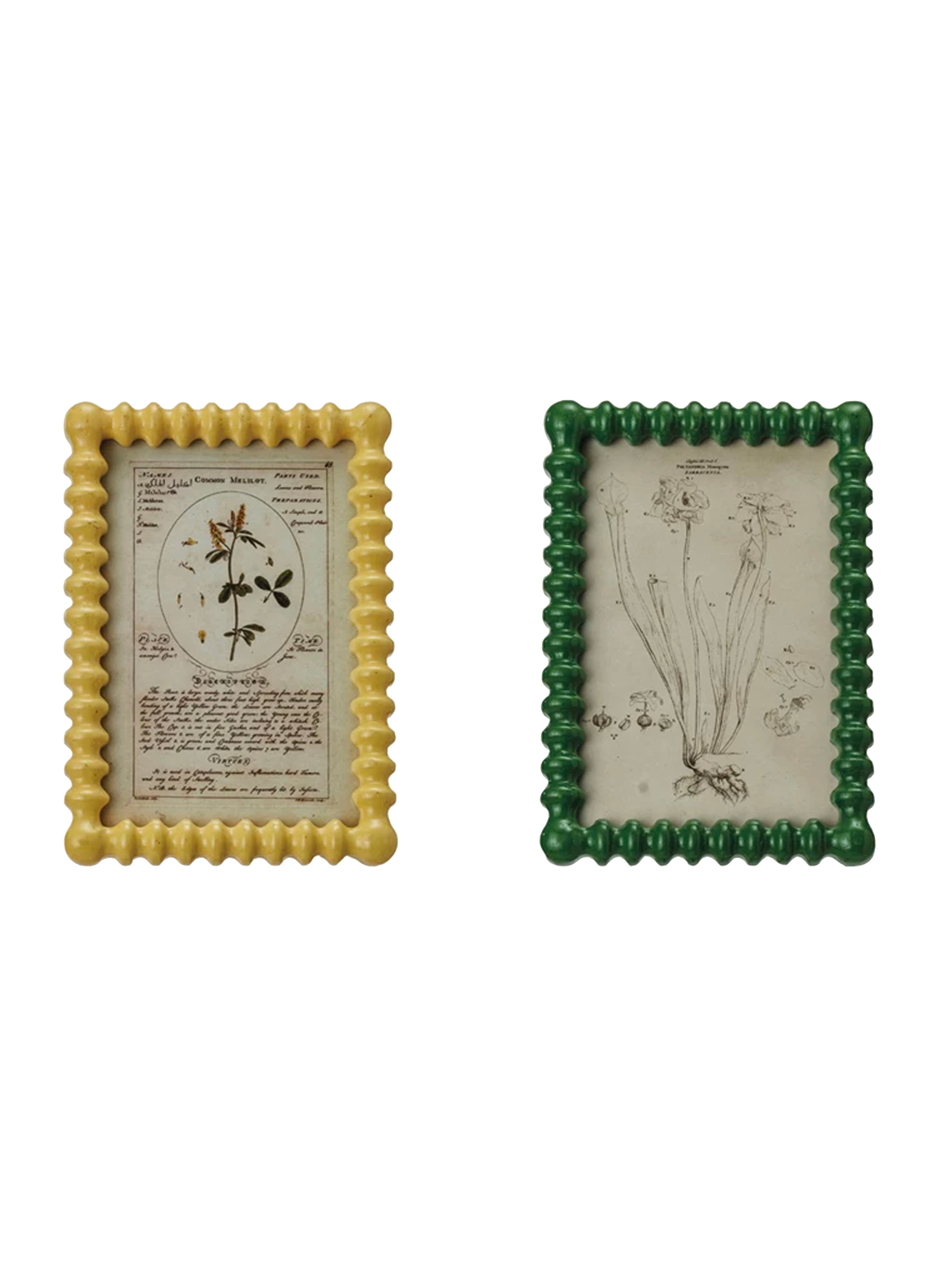 Picture Frame Green & Yellow