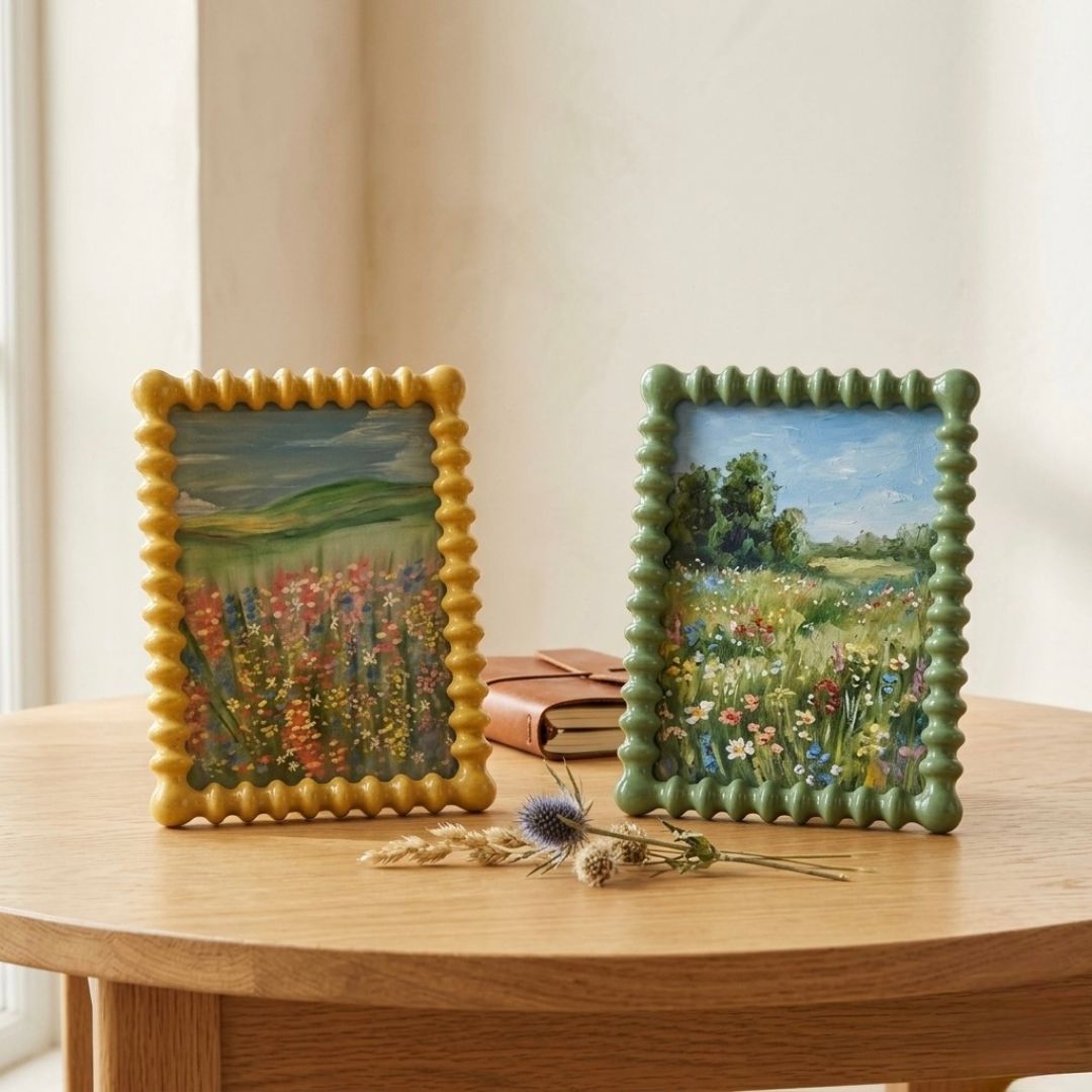 Picture Frame Green & Yellow