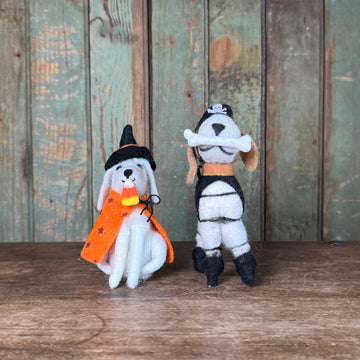 Custom Dog Halloween Ornaments