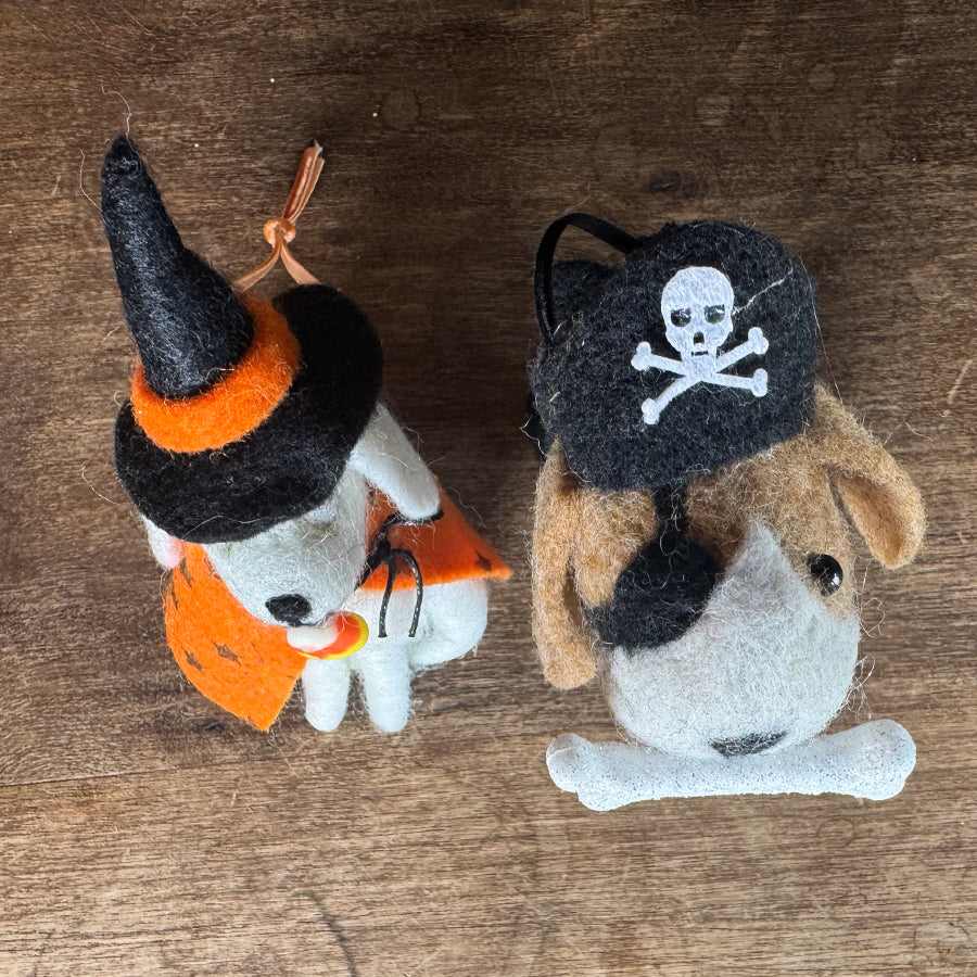 Custom Dog Halloween Ornaments