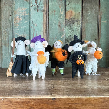 Spooky Mice Halloween Ornaments