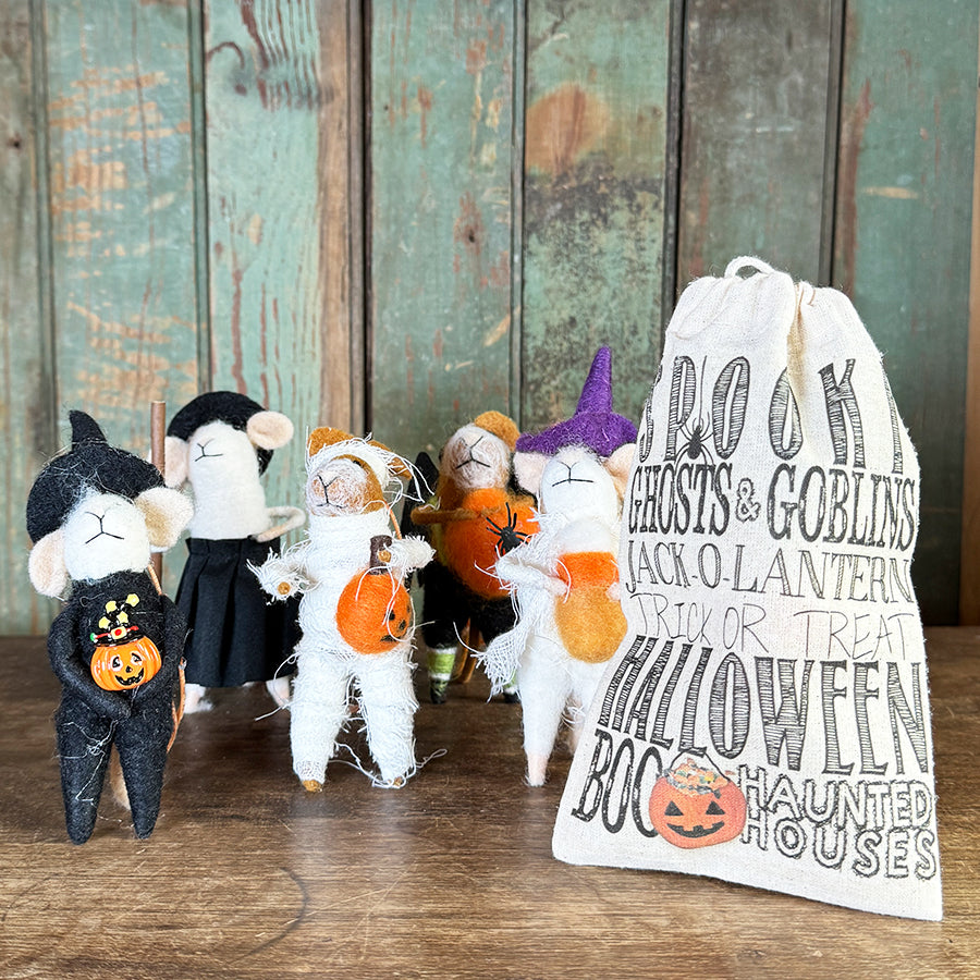 Spooky Mice Halloween Ornaments