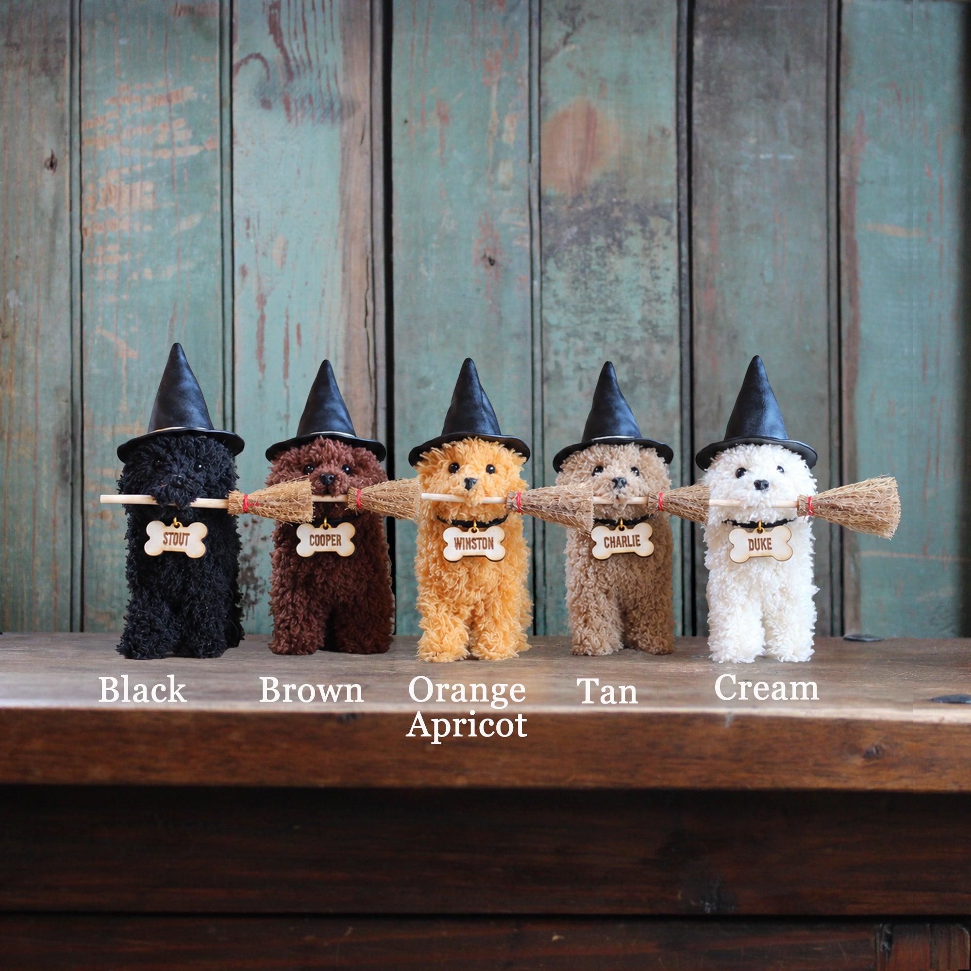 Personalized Spooky Doodle Dog Halloween Ornament