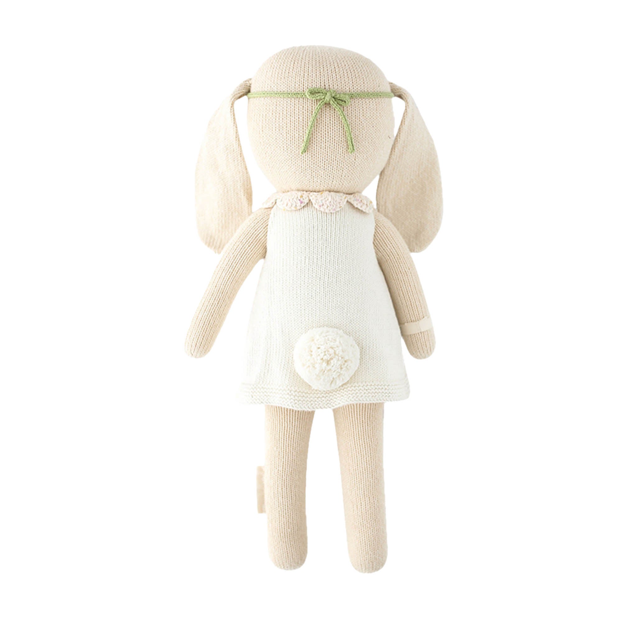Hannah The Bunny- Hand Knit Cuddle + Kind Doll with Personalized Bag
