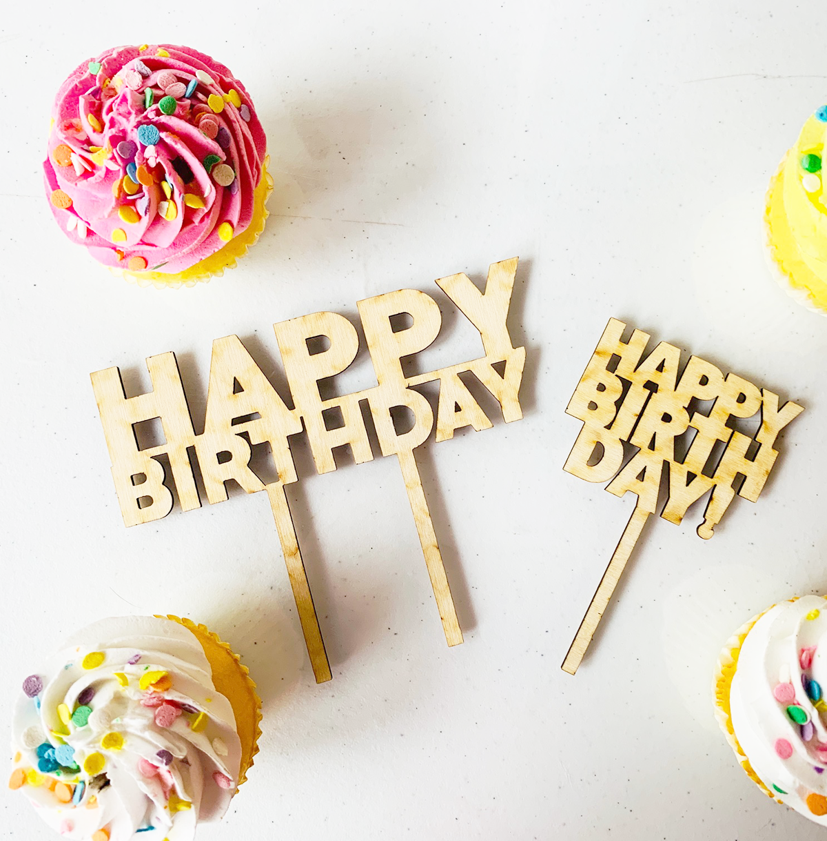 Happy Birthday Pie Topper