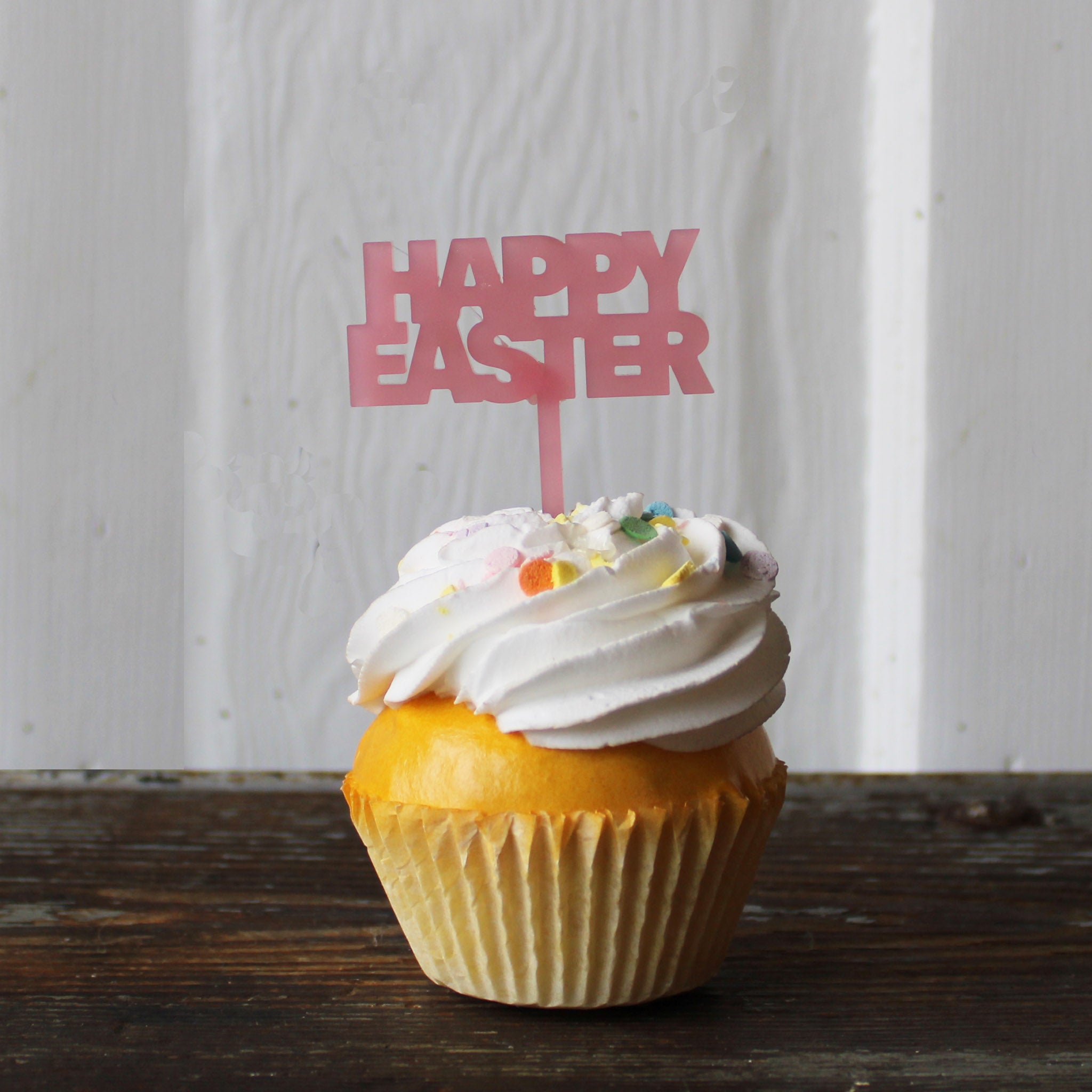 Happy Easter Acrylic Cake Topper