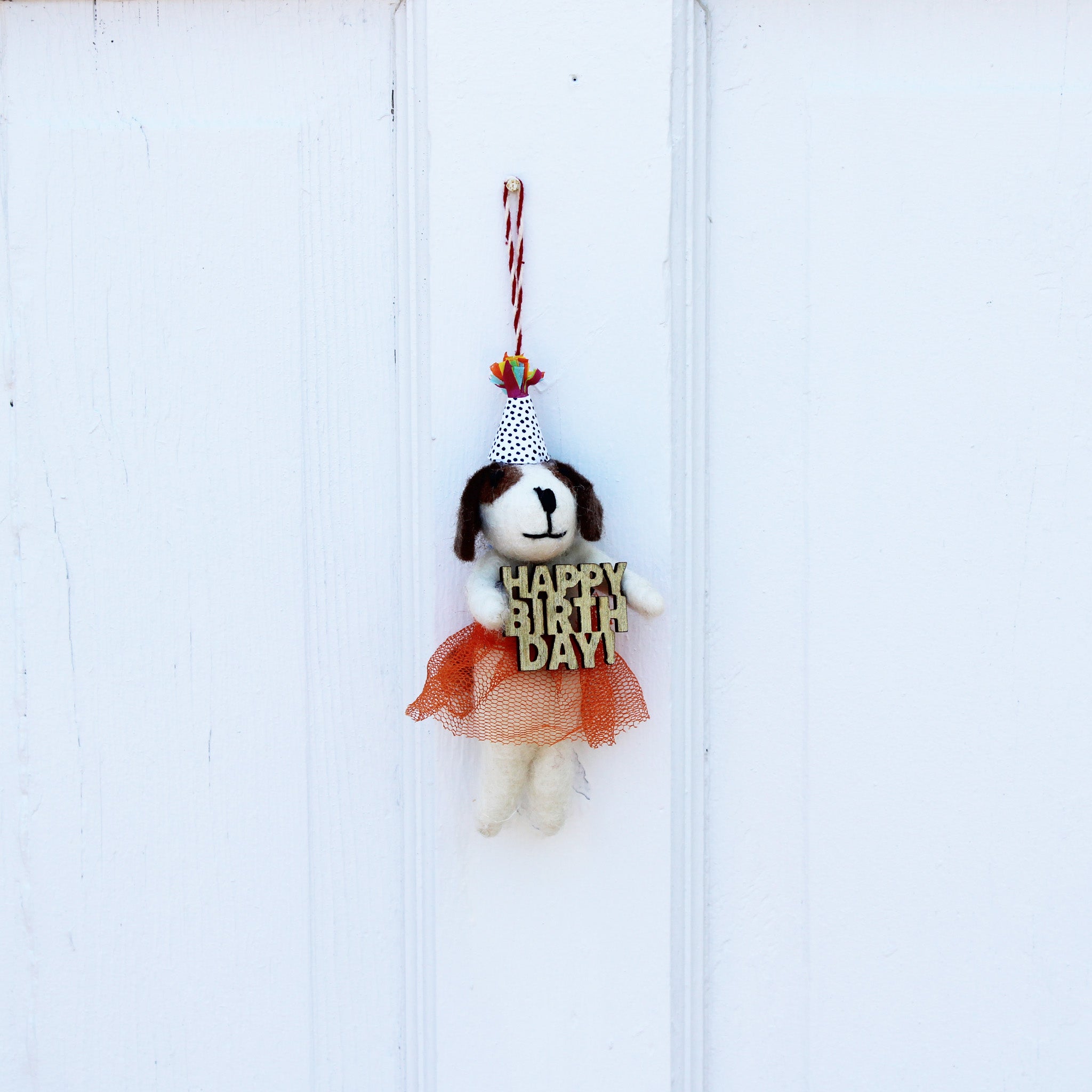 Happy Birthday Dog Ornament