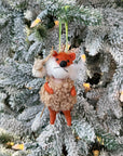 Hiking Fox Ornament