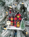 Our First Home Light up House Personalized Ornament