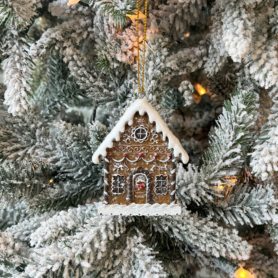 Gingerbread House Cookie Ornament