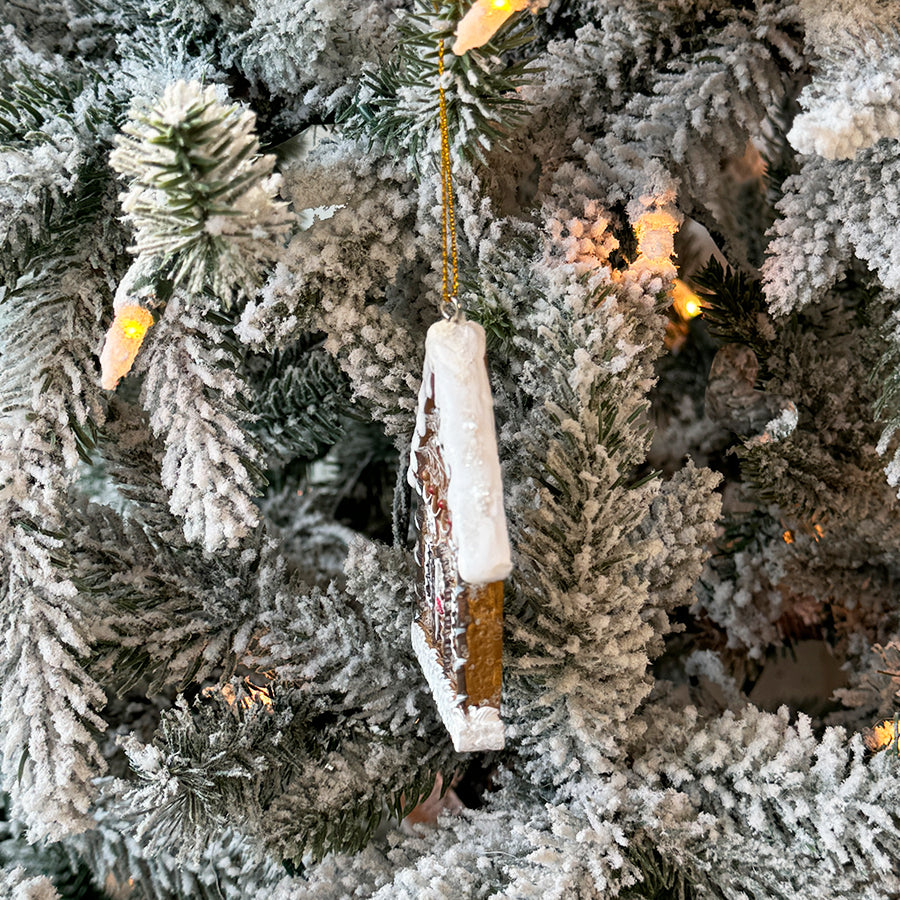 Gingerbread House Cookie Ornament