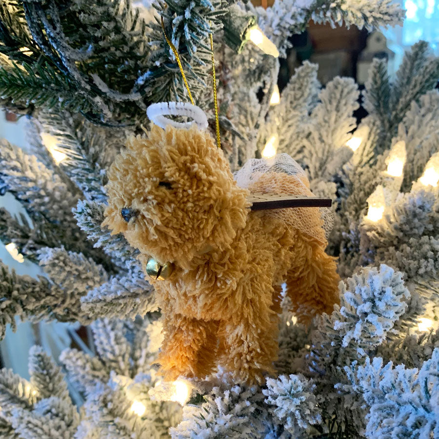 Angel With Wings Doodle Dog Ornament