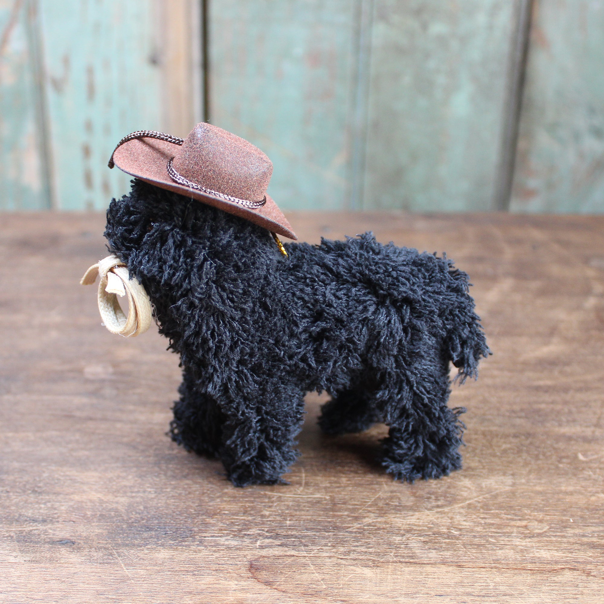 Cowboy Doodle Dog Ornament