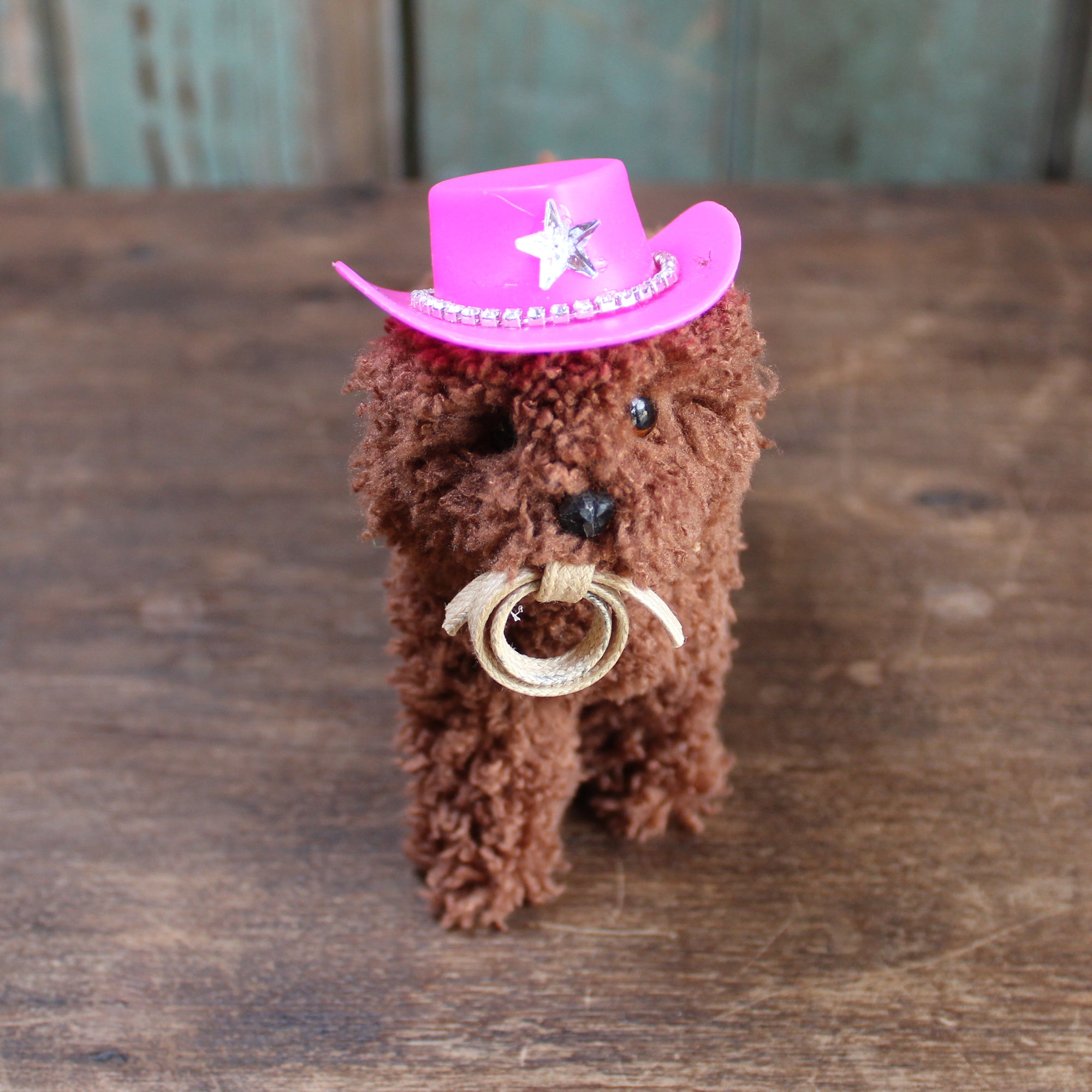 Cowboy Doodle Dog Ornament