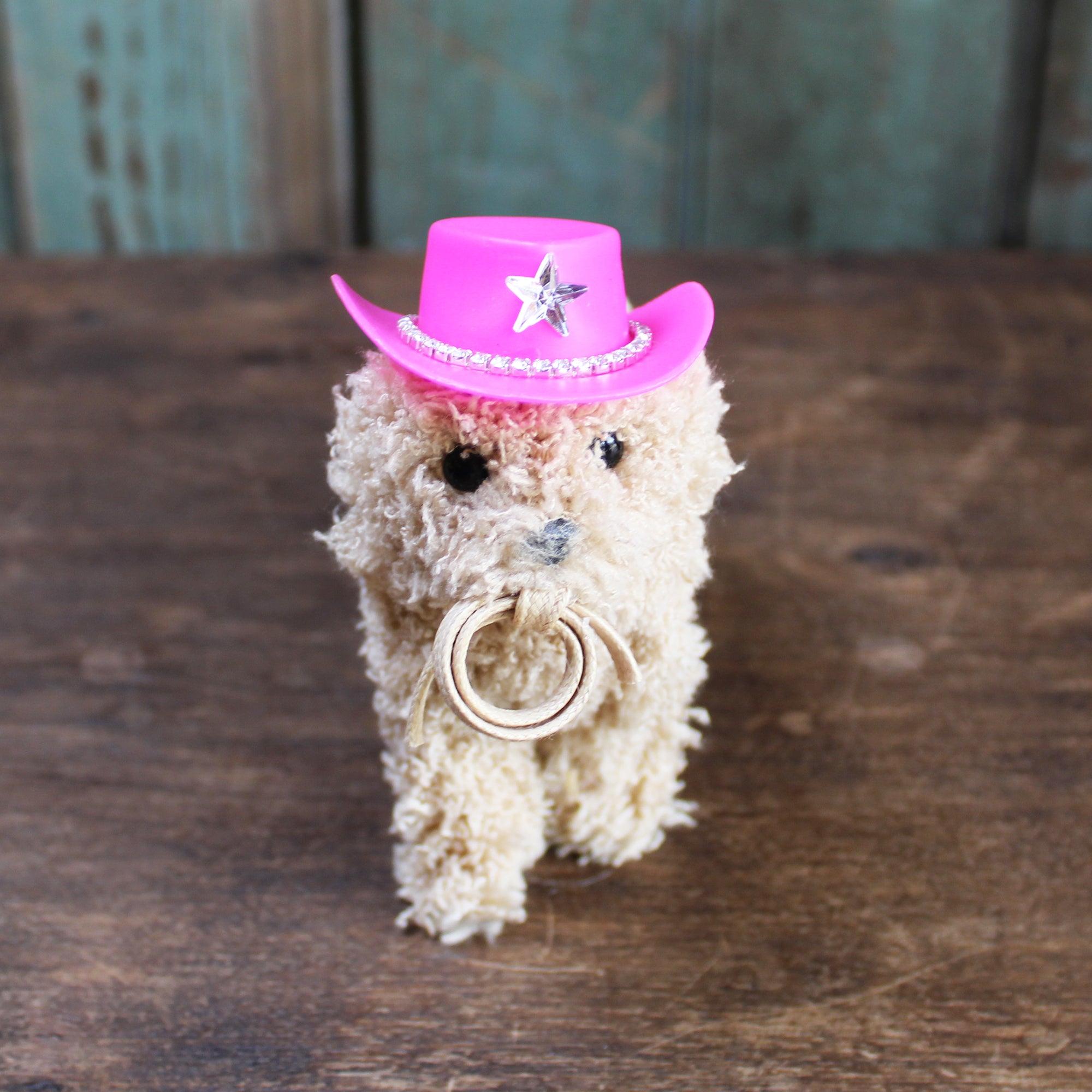Cowboy Doodle Dog Ornament
