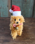 Santa Claus Doodle Dog Ornament