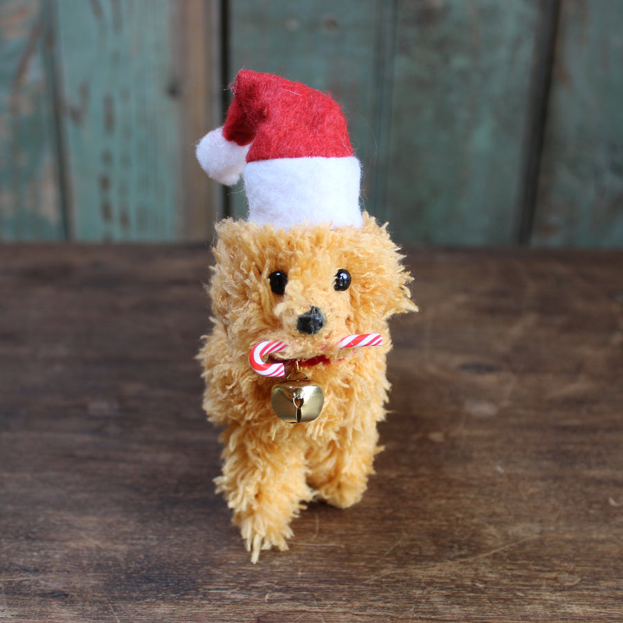 Santa Claus Doodle Dog Ornament