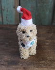 Santa Claus Doodle Dog Ornament