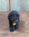 Tinsel Collar and Bell Doodle Dog Ornament