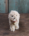 Tinsel Collar and Bell Doodle Dog Ornament