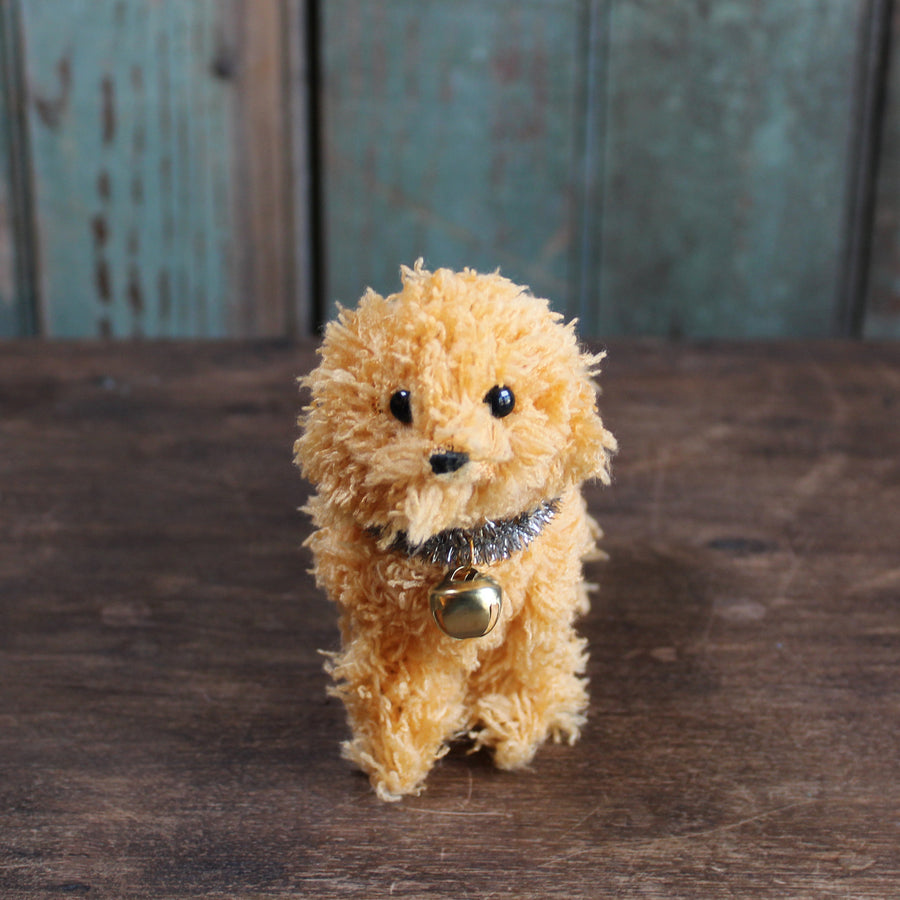 Tinsel Collar and Bell Doodle Dog Ornament