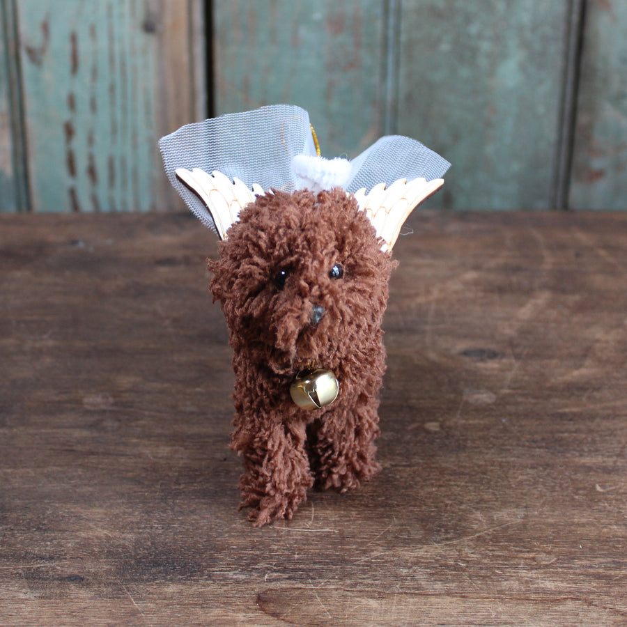 Angel With Wings Doodle Dog Ornament