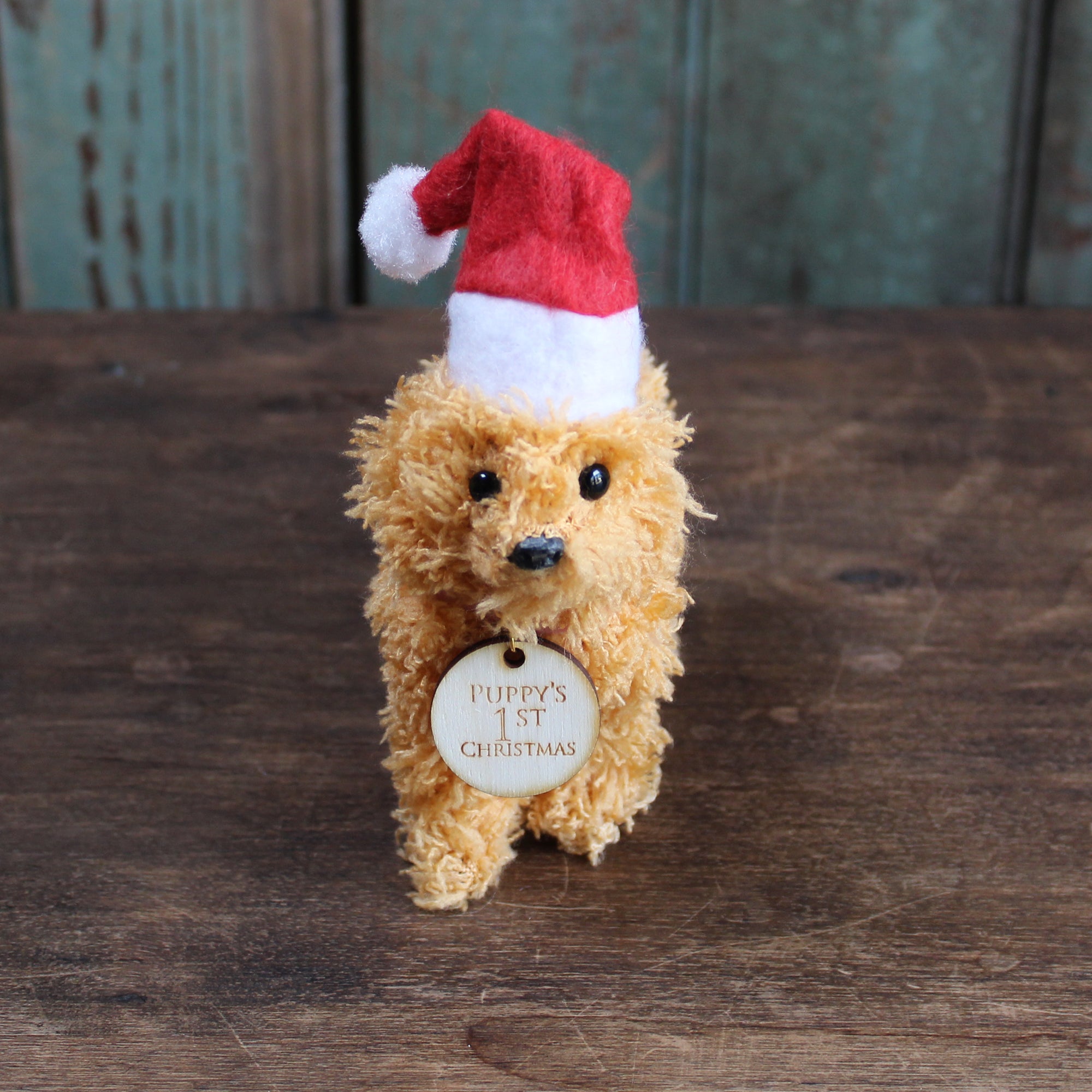 Puppy's First Christmas Doodle Dog Ornament
