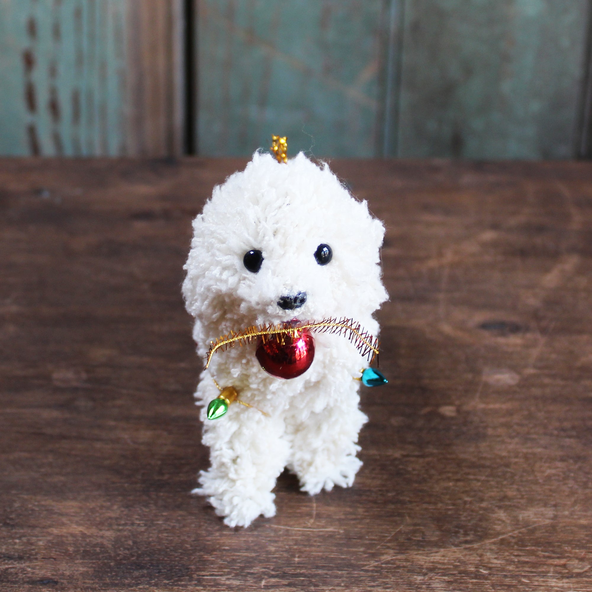 Naughty Doodle Dog Ornament