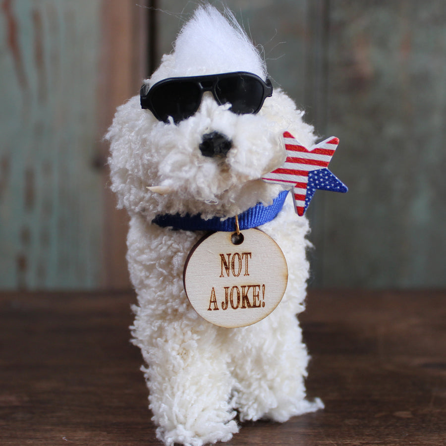 Biden Presidential Pup Doodle Ornament