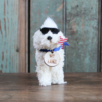 Biden Presidential Pup Doodle Ornament