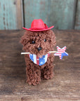 Patriotic Doodle Dog Ornament