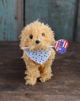 Patriotic Doodle Dog Ornament