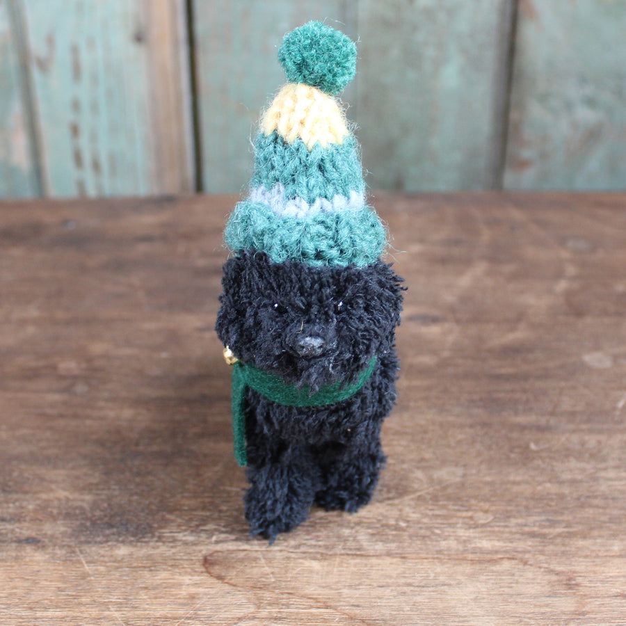 Winter Doodle Dog Ornament