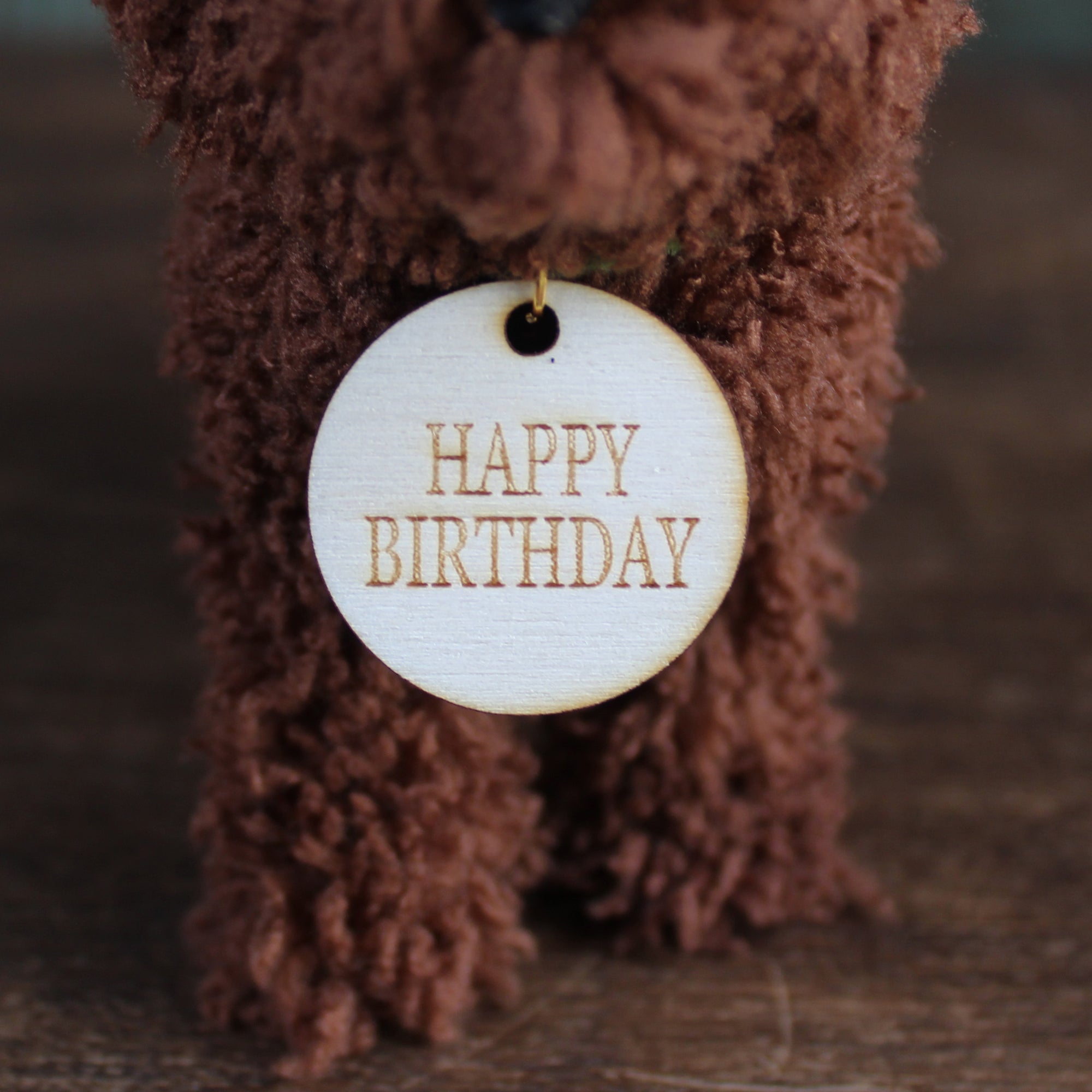 Happy Birthday Doodle Dog Ornament in Gift Box