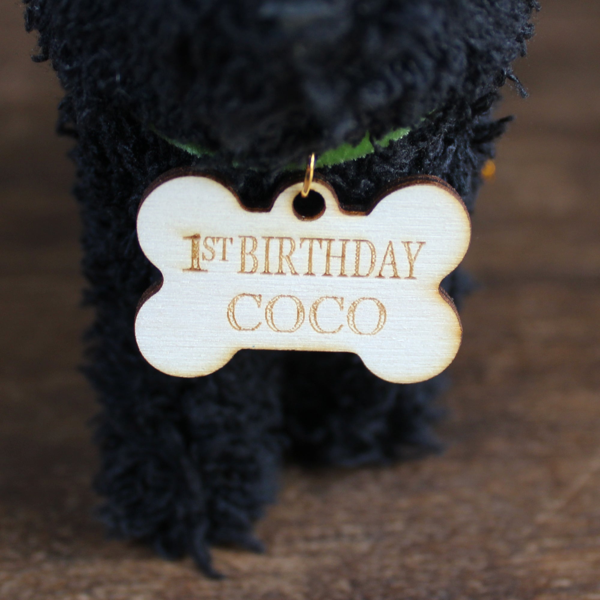 Happy Birthday Doodle Dog Ornament in Gift Box