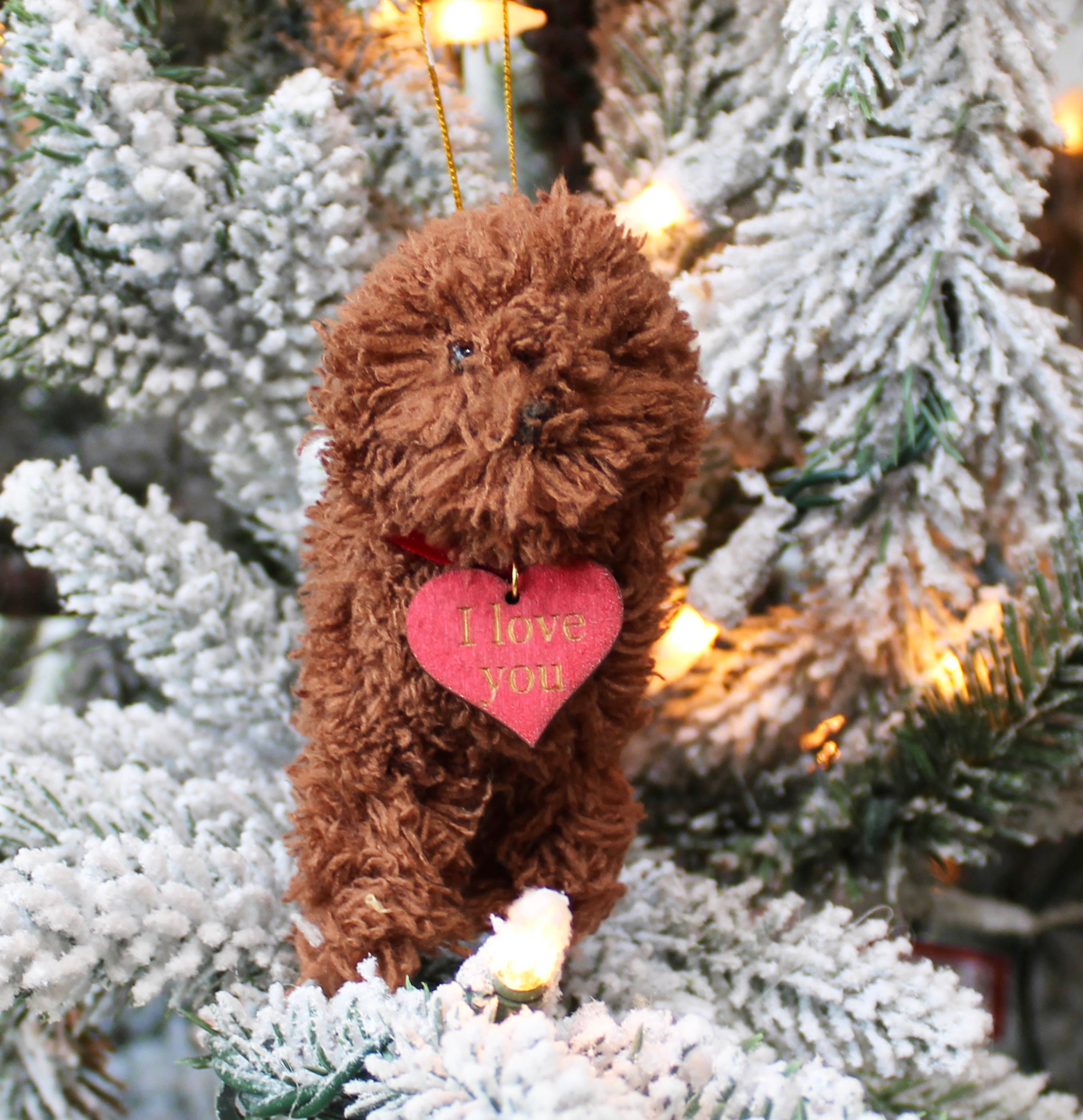 Puppy Love Doodle Dog Ornament