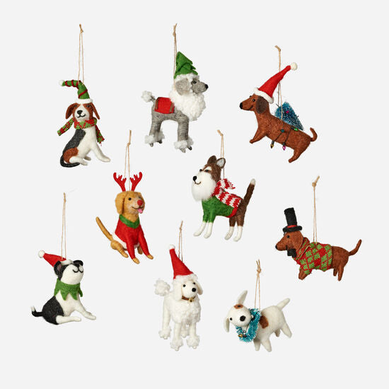Christmas Puppy Ornament