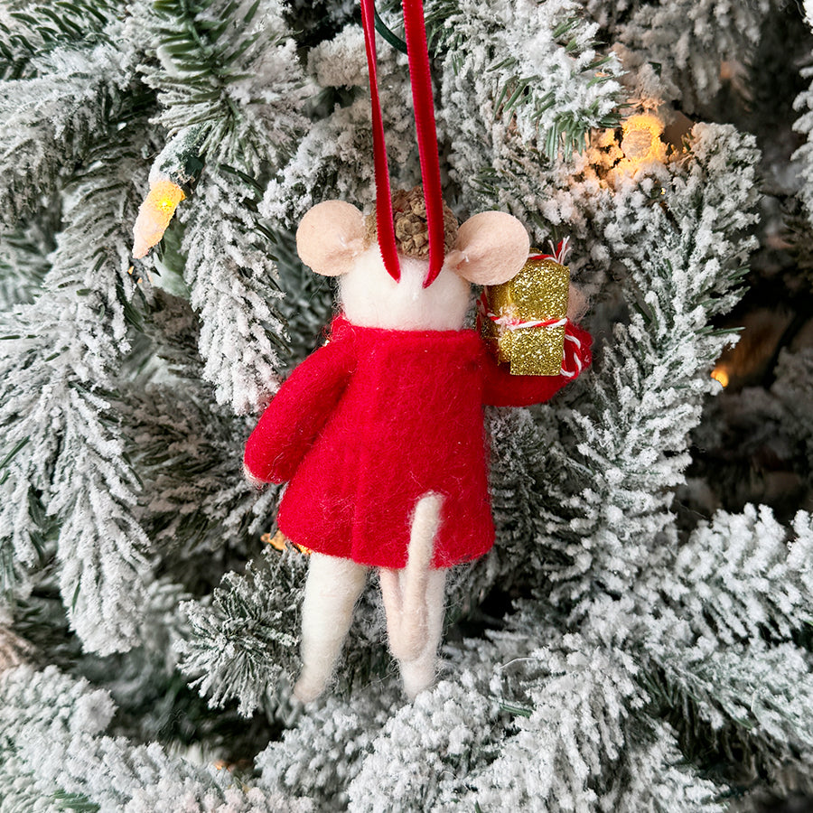 Joy Mouse Ornament (Set of 3)