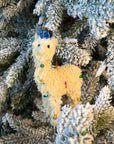 LIT Llama Christmas Ornament