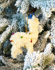 LIT Llama Christmas Ornament