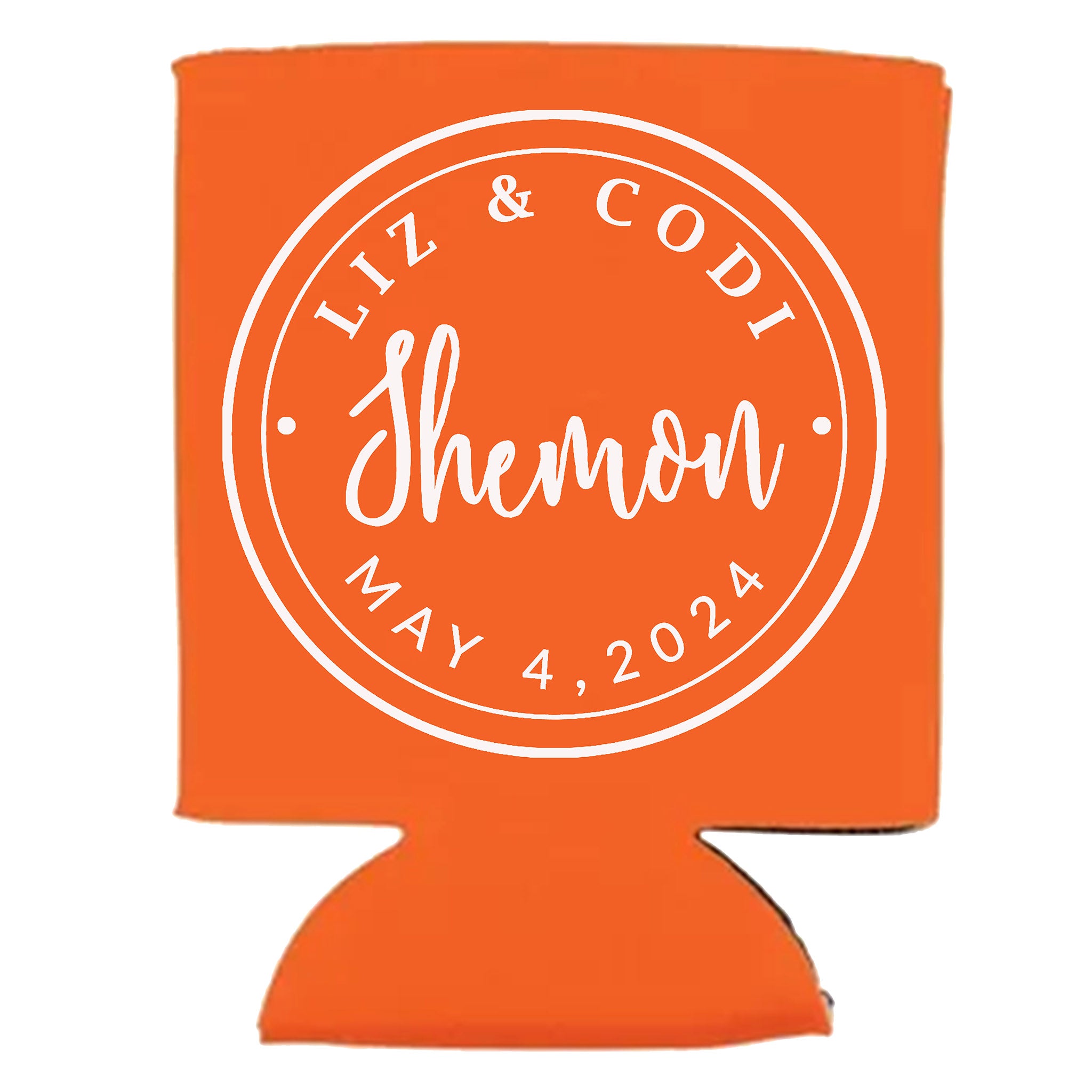 Double Sided Custom Beer Can Cooler.