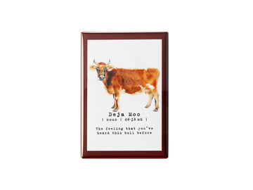 Deja Moo Kitchen Magnet